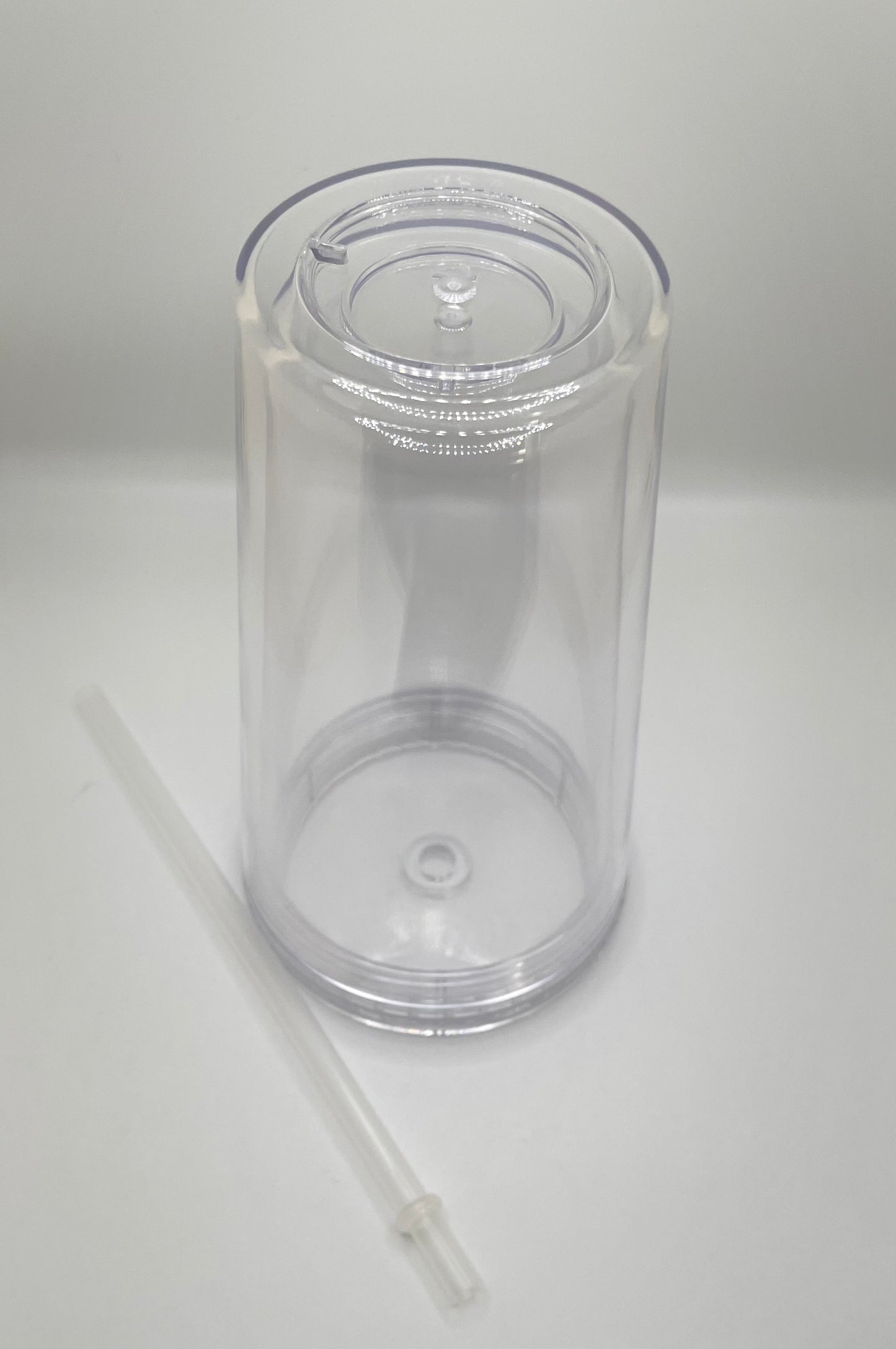 16oz Double Wall Clear Tumbler