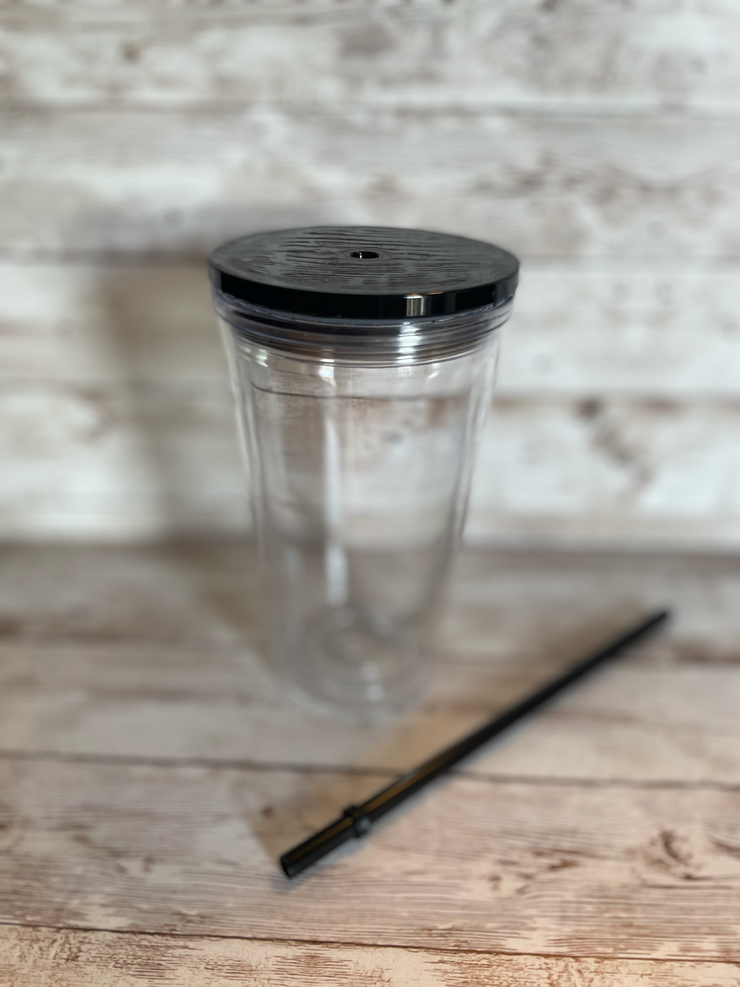 16oz Double Wall Black Lid