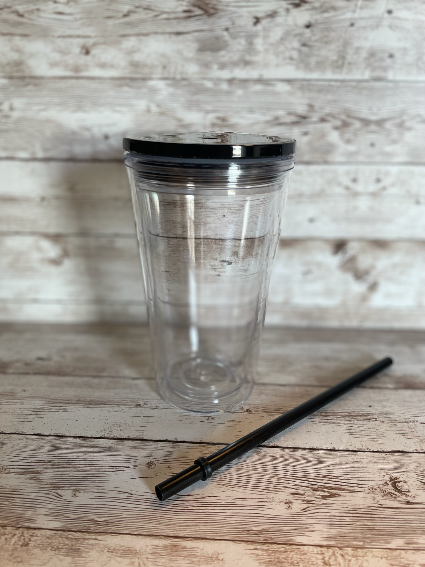 16oz Double Wall Black Lid