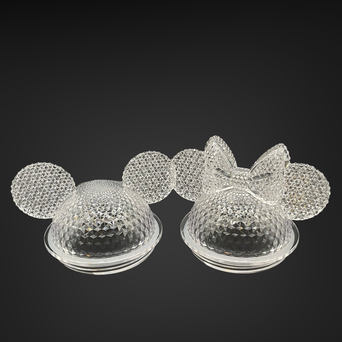 Clear Studded Ear Lids