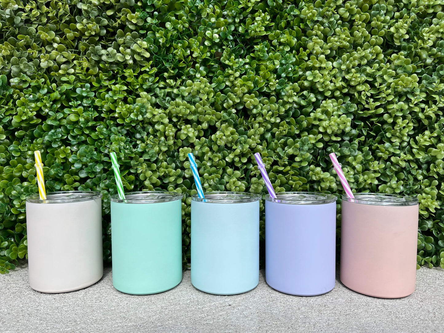 Pastel Matte Lowball Tumblers