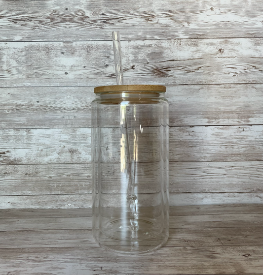 Double Wall Glass Can 12oz