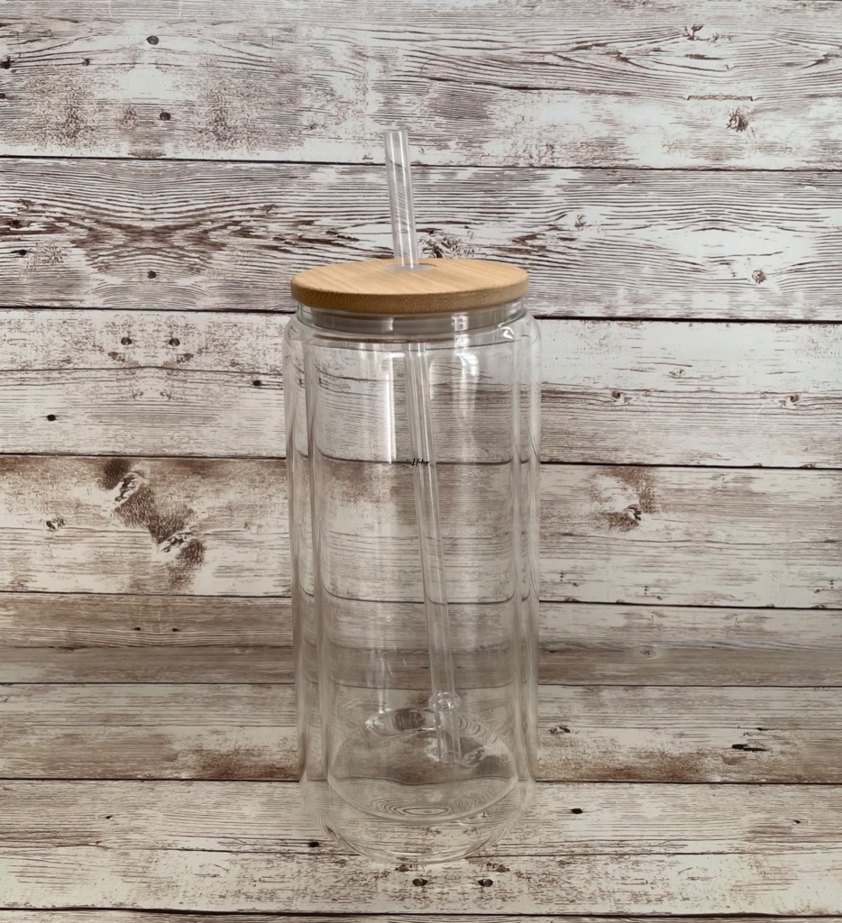 Double Wall Glass Can 15oz